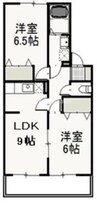 岡山市電清輝橋線<岡山電気軌道>/清輝橋駅 徒歩27分 1階 築19年 2LDKの間取り