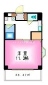 山陽本線（中国）/岡山駅 バス:30分:停歩10分 2階 築29年 1Kの間取り