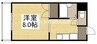 宇野線<宇野みなと線>/備前西市駅 徒歩19分 3階 築30年 1Kの間取り