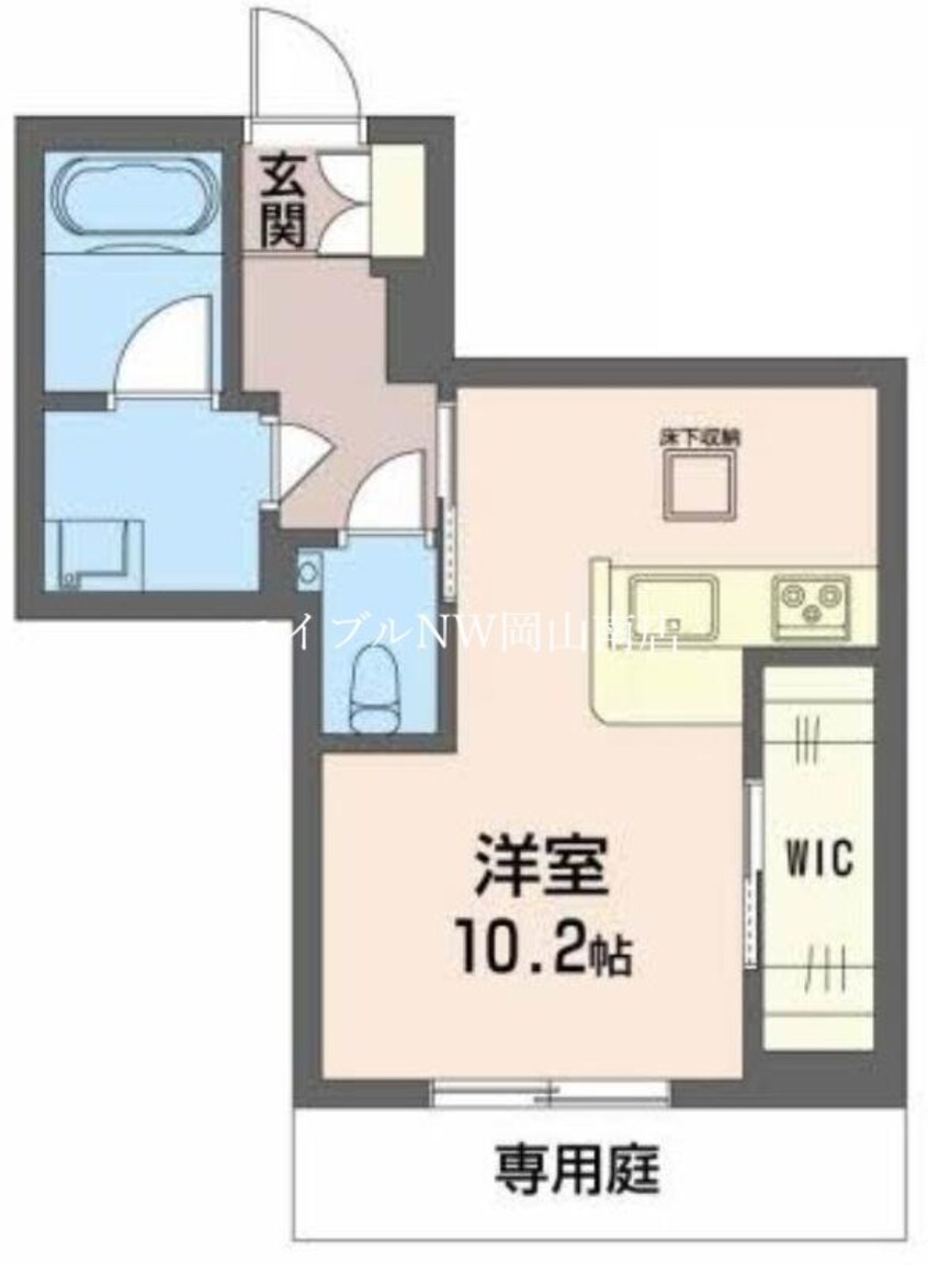 間取図 山陽本線（中国）/岡山駅 徒歩14分 1階 1年未満