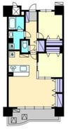 宇野線<宇野みなと線>/備前西市駅 徒歩7分 10階 築16年 2LDKの間取り