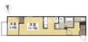 岡山市電東山本線<岡山電気軌道>/門田屋敷駅 徒歩11分 1階 築3年 1LDKの間取り