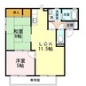 宇野線<宇野みなと線>/備前西市駅 徒歩22分 1階 築23年 2LDKの間取り