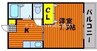 宇野線<宇野みなと線>/備前西市駅 徒歩14分 1階 築27年 1Kの間取り