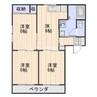 宇野線<宇野みなと線>/備前西市駅 徒歩54分 1階 築29年 3DKの間取り