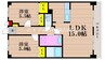 山陽本線（中国）/岡山駅 バス:30分:停歩1分 2階 築24年 2LDKの間取り