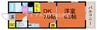 宇野線<宇野みなと線>/備前西市駅 徒歩29分 2階 築17年 1DKの間取り