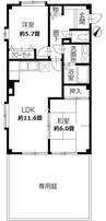山陽本線（中国）/岡山駅 バス:23分:停歩2分 1階 築20年 2LDKの間取り