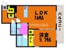 山陽本線（中国）/岡山駅 徒歩15分 3階 築6年 1LDKの間取り