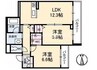 宇野線<宇野みなと線>/備前西市駅 徒歩42分 2階 築3年 2LDKの間取り