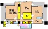 宇野線<宇野みなと線>/妹尾駅 徒歩2分 10階 築7年 2LDKの間取り