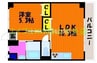 宇野線<宇野みなと線>/備前西市駅 徒歩19分 2階 築10年 1LDKの間取り