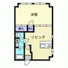 宇野線<宇野みなと線>/大元駅 徒歩15分 6階 築41年 1LDKの間取り