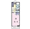 宇野線<宇野みなと線>/備前田井駅 徒歩10分 1階 築11年 1Kの間取り