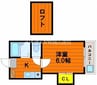 宇野線<宇野みなと線>/大元駅 徒歩20分 2階 築35年 1Kの間取り