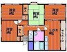 宇野線<宇野みなと線>/備前西市駅 徒歩12分 1階 築24年 4LDKの間取り