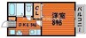 宇野線<宇野みなと線>/備前西市駅 徒歩5分 1階 築26年 1Kの間取り