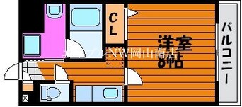 間取図 宇野線<宇野みなと線>/大元駅 徒歩18分 2階 築13年