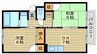宇野線<宇野みなと線>/備前西市駅 徒歩52分 2階 築34年 2DKの間取り