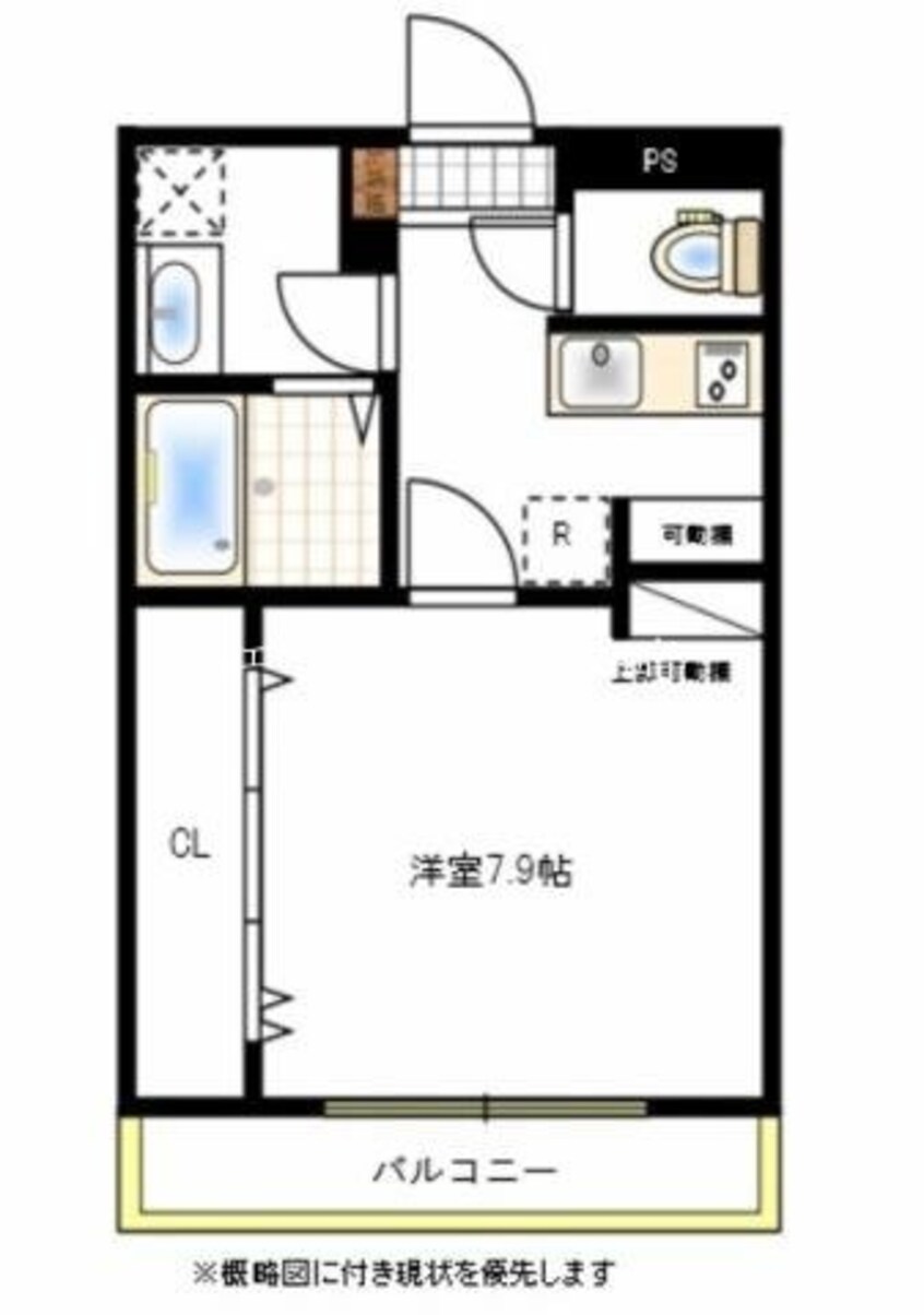 間取図 宇野線<宇野みなと線>/大元駅 徒歩3分 1階 築1年