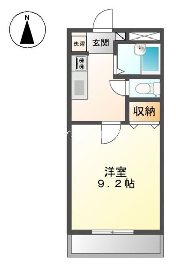 間取図 宇野線<宇野みなと線>/備前西市駅 徒歩52分 1階 築25年