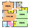 山陽本線（中国）/岡山駅 バス:30分:停歩10分 1階 築28年 3DKの間取り