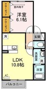 山陽本線（中国）/岡山駅 バス:25分:停歩9分 2階 築7年 1LDKの間取り