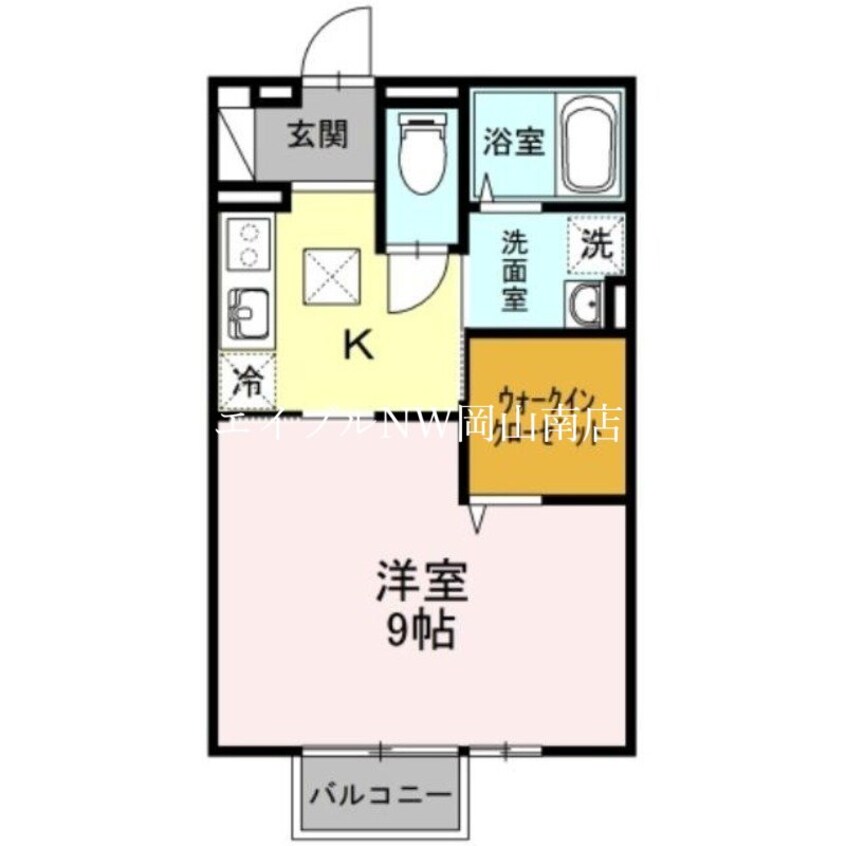 間取図 宇野線<宇野みなと線>/備前西市駅 徒歩53分 1階 築17年