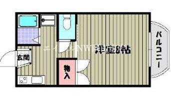 間取図 宇野線<宇野みなと線>/備前田井駅 徒歩15分 1階 築22年