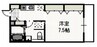 宇野線<宇野みなと線>/妹尾駅 徒歩6分 2階 築17年 1Kの間取り