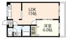 岡山市電清輝橋線<岡山電気軌道>/清輝橋駅 徒歩40分 3階 築25年 1LDKの間取り