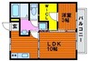 岡山市電東山本線<岡山電気軌道>/東山・おかでんミュージアム駅 徒歩24分 2階 築45年 1LDKの間取り