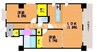 岡山市電清輝橋線<岡山電気軌道>/清輝橋駅 徒歩39分 2階 築9年 2LDKの間取り