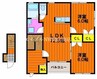 宇野線<宇野みなと線>/備前西市駅 徒歩12分 2階 築19年 2LDKの間取り