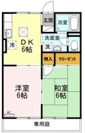 メゾンドールα　Ｄ棟の間取図