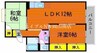 岡山市電東山本線<岡山電気軌道>/東山・おかでんミュージアム駅 徒歩72分 2階 築33年 2LDKの間取り