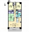 赤穂線（岡山県内）/高島駅 徒歩26分 6階 築28年 3LDKの間取り