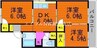 山陽本線（中国）/岡山駅 バス:20分:停歩15分 2階 築39年 3DKの間取り