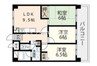 吉備線<桃太郎線>/備前三門駅 徒歩20分 3階 築36年 3LDKの間取り