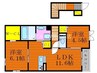 宇野線<宇野みなと線>/備前西市駅 徒歩55分 2階 築5年 2LDKの間取り
