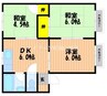 山陽本線（中国）/岡山駅 バス:20分:停歩3分 1階 築27年 3DKの間取り