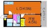 宇野線<宇野みなと線>/大元駅 徒歩68分 3階 築39年 1LDKの間取り