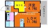 宇野線<宇野みなと線>/備前西市駅 徒歩49分 1階 築8年 1LDKの間取り