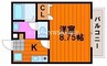 岡山市電清輝橋線<岡山電気軌道>/清輝橋駅 徒歩27分 2階 築19年 1Kの間取り