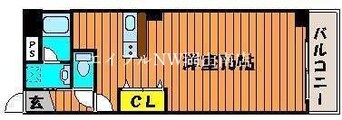 間取図 山陽本線（中国）/岡山駅 バス7分中山下下車:停歩4分 8階 築16年