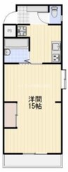 山陽本線（中国）/岡山駅 バス:20分:停歩8分 3階 築38年 1Kの間取り