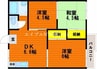 宇野線<宇野みなと線>/備前西市駅 徒歩51分 1階 築39年 3DKの間取り