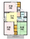 宇野線<宇野みなと線>/備前西市駅 徒歩33分 2階 築39年 3DKの間取り