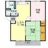 宇野線<宇野みなと線>/備前西市駅 徒歩20分 2階 築31年 2LDKの間取り