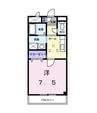 宇野線<宇野みなと線>/大元駅 徒歩28分 3階 築31年 1Kの間取り